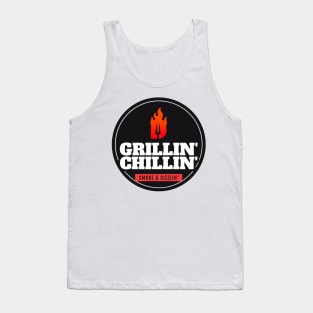 Grillin' Chillin' Smoke & Sizzlin' Tank Top